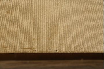 イギリスビンテージ　マホガニー材　優雅なデザインが目を惹くシェーズロング(カウチソファ、長椅子、2人掛けソファ、2P、二人掛け、英国、ヴィンテージ)(R-075397)