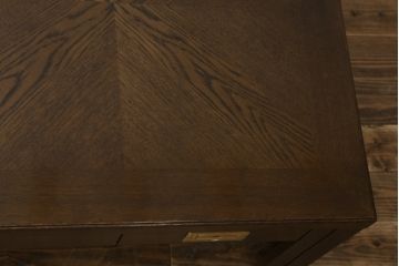 中古　美品!!　カリモク家具(karimoku)　domani(ドマーニ)　Morganton(モーガントン)　ゴールドの引手が高級感を演出するセンターテーブル(リビングテーブル、ローテーブル)(定価約25万円)(R-075412)