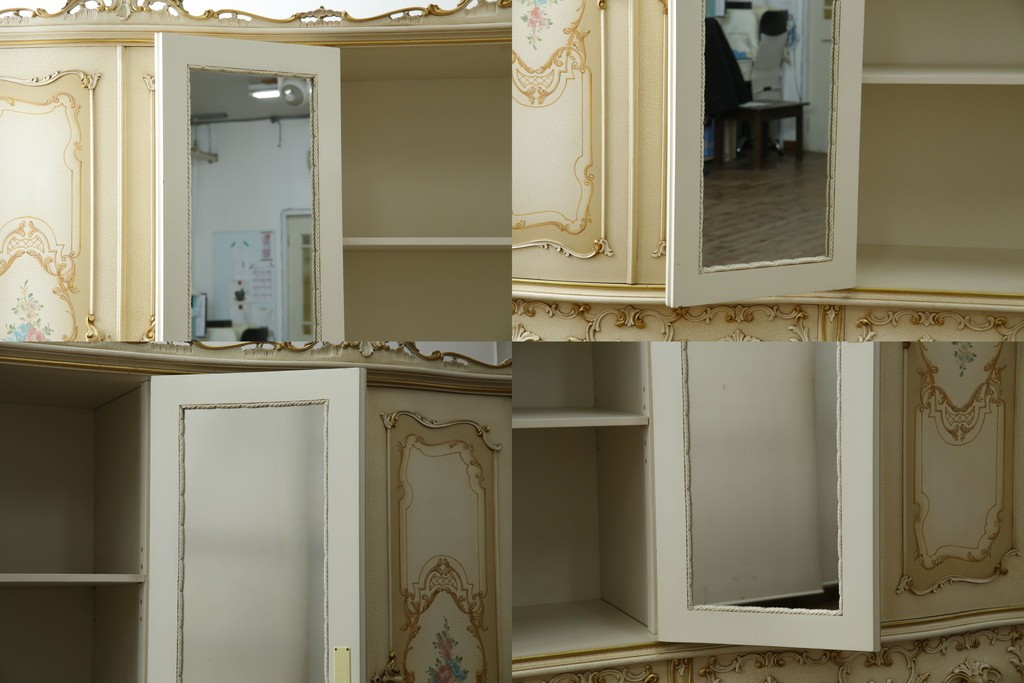 中古　SILIK(シリック)　ロココ調　エレガントな空間づくりにおすすめ!特大ワードローブ　定価約220万円　(R-075414)