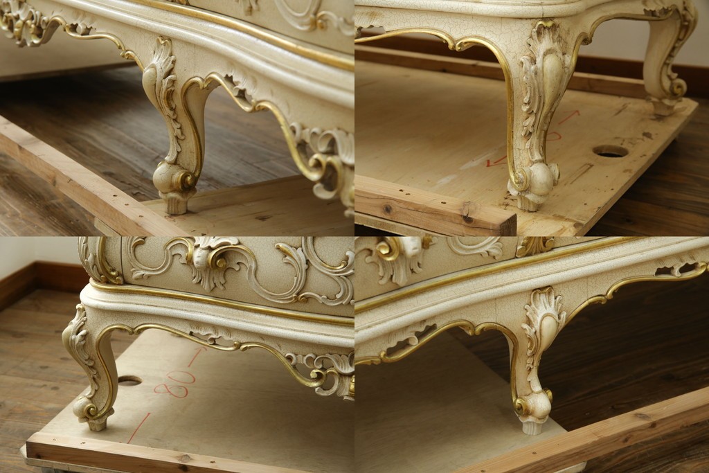 中古　SILIK(シリック)　ロココ調　エレガントな空間づくりにおすすめ!特大ワードローブ　定価約220万円　(R-075414)