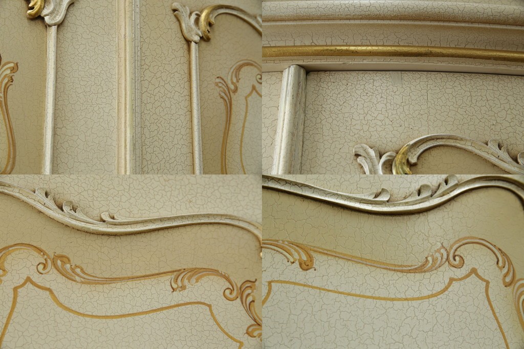 中古　SILIK(シリック)　ロココ調　エレガントな空間づくりにおすすめ!特大ワードローブ　定価約220万円　(R-075414)