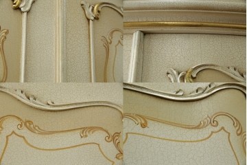 中古　SILIK(シリック)　ロココ調　エレガントな空間づくりにおすすめ!特大ワードローブ　定価約220万円　(R-075414)