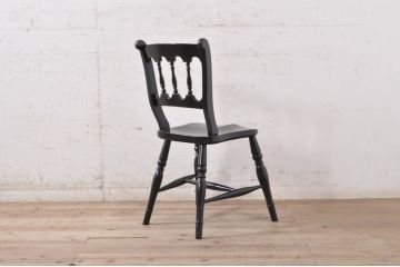 【簡易リペア限定品】和製ビンテージ 松本民芸家具 #49A型ワイコムチェア 落ち着いた色味と滑らかな質感が美しいダイニングチェア3脚セット(板座チェア、椅子、イス、ヴィンテージ)(定価3脚で約31万5千円)(R-075424)