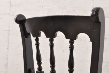 【簡易リペア限定品】和製ビンテージ 松本民芸家具 #49A型ワイコムチェア 落ち着いた色味と滑らかな質感が美しいダイニングチェア3脚セット(板座チェア、椅子、イス、ヴィンテージ)(定価3脚で約31万5千円)(R-075424)