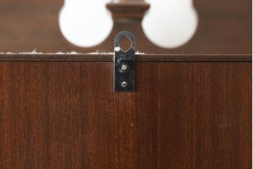 中古　細やかな装飾が光る!気品漂うシックな雰囲気が魅力のホールクロック(時計台、振り子時計、クオーツ時計、大型、ディスプレイ、ドイツ)(R-075434)