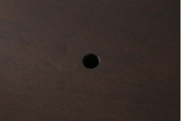 中古　星野民芸(星野民藝)　2way　個性的なデザインが存在感を放つ八角炉とサイドテーブルのセット(ダイニングテーブル、囲炉裏テーブル、2人掛け、4人掛け、バラ売り可能)(R-075435)