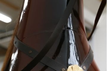 イギリスビンテージ　リアルな造形のロッキングホース(木馬、ビンテージ、ディスプレイ、英国)(R-075438)