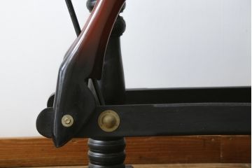 イギリスビンテージ　リアルな造形のロッキングホース(木馬、ビンテージ、ディスプレイ、英国)(R-075438)