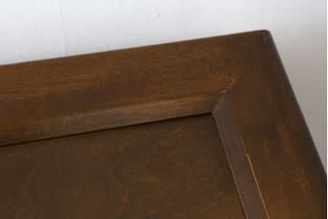 中古　美品!!　葉山ガーデン(Hayama Classic)　上質な和の空間を演出する格子引き戸の収納棚(食器棚、茶棚、戸棚)(R-075439)