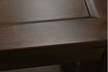 中古　美品!!　葉山ガーデン(Hayama Classic)　上質な和の空間を演出する格子引き戸の収納棚(食器棚、茶棚、戸棚)(R-075439)