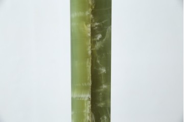 中古　イタリア高級家具　組み立て式　大理石　ヨーロピアンなお部屋の演出にピッタリな真鍮製のポールハンガー　(R-075440)