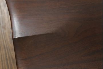 ヴィンテージ　小田急ハルク購入　ジョージナカシマ　桜製作所　コノイドラウンジ(CONOID LOUNGE)　CN110　モダンに洗練されたラウンジチェア(ジョージ・ナカシマ、イス、椅子、板座チェア、ビンテージ)(R-075441)