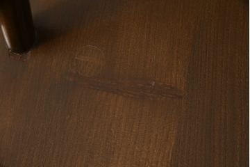 中古　美品!!　ERCOL(アーコール)　透かし彫りの意匠が美しいスワンバックチェア(ダイニングチェア、板座チェア、イス、椅子、英国、北欧)(R-075452)