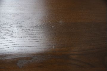 中古　美品!!　ERCOL(アーコール)　透かし彫りの意匠が美しいスワンバックチェア(ダイニングチェア、板座チェア、イス、椅子、英国、北欧)(R-075452)