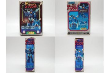 当時物　超合金　クローバー　戦闘メカ ザブングル　ダイカスト　ポピー　GB-73　機甲艦隊 ダイラガーXV(フィフティーン)　タカラ　太陽の牙 ダグラム　1/144　コンバットアーマー　アイアンフット　3点セット(おもちゃ、オモチャ、玩具、フィギュア、箱付き、XABUNGLE、X-82、COMBAT ARMOR DOUGRAM IRONFOOT HASTY F4X)(R-075459)