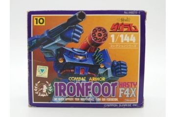 当時物　超合金　クローバー　戦闘メカ ザブングル　ダイカスト　ポピー　GB-73　機甲艦隊 ダイラガーXV(フィフティーン)　タカラ　太陽の牙 ダグラム　1/144　コンバットアーマー　アイアンフット　3点セット(おもちゃ、オモチャ、玩具、フィギュア、箱付き、XABUNGLE、X-82、COMBAT ARMOR DOUGRAM IRONFOOT HASTY F4X)(R-075459)