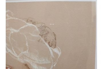 真作　田村能里子　「風の香り」　35/85　サイン入り　リトグラフ(版画、絵画、人物画、額装)(R-075460)