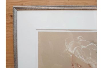 真作　田村能里子　「風の香り」　35/85　サイン入り　リトグラフ(版画、絵画、人物画、額装)(R-075460)