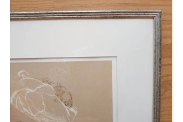 真作　田村能里子　「風の香り」　35/85　サイン入り　リトグラフ(版画、絵画、人物画、額装)(R-075460)