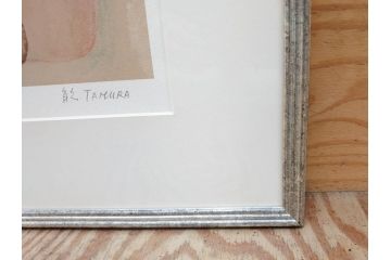 真作　田村能里子　「風の香り」　35/85　サイン入り　リトグラフ(版画、絵画、人物画、額装)(R-075460)