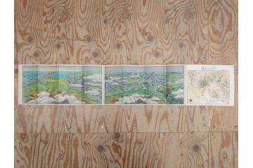 明治〜大正　富士山北口全図　名細図　頂展望図　一新講社　東京〜大山富士山道中案内 など 富士山案内図5枚セット(観光地図、登山遊覧案内、パンフレット、印刷物、古地図、鳥観図、俯瞰図、絵図)(R-075466)