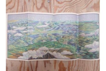 明治〜大正　富士山北口全図　名細図　頂展望図　一新講社　東京〜大山富士山道中案内 など 富士山案内図5枚セット(観光地図、登山遊覧案内、パンフレット、印刷物、古地図、鳥観図、俯瞰図、絵図)(R-075466)