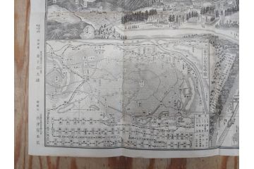 明治〜大正　富士山北口全図　名細図　頂展望図　一新講社　東京〜大山富士山道中案内 など 富士山案内図5枚セット(観光地図、登山遊覧案内、パンフレット、印刷物、古地図、鳥観図、俯瞰図、絵図)(R-075466)