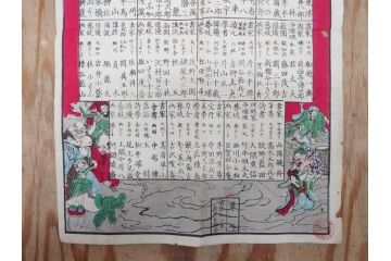明治期　戦前　大勉強　薬　近江製剤　宣伝チラシ　広告　引札　版画　長者番付表　皇国名誉書画人名録など 7枚セット(当時物、引き札、三井八郎右衛門、印刷物、紙モノ、ポスター、商店、明治44亥年略暦、新版東京〇(丸)持長者競、東京名七幅人、大雄山奉納額面縮図)(R-075467)