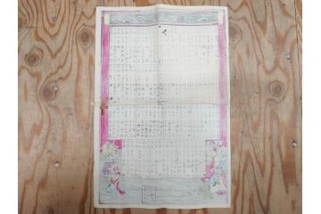 明治期　戦前　大勉強　薬　近江製剤　宣伝チラシ　広告　引札　版画　長者番付表　皇国名誉書画人名録など 7枚セット(当時物、引き札、三井八郎右衛門、印刷物、紙モノ、ポスター、商店、明治44亥年略暦、新版東京〇(丸)持長者競、東京名七幅人、大雄山奉納額面縮図)(R-075467)