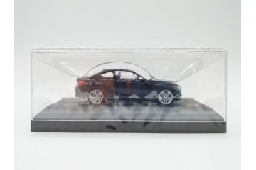 BMW　2Series Coupe　4Series Gran Coupe　グランクーペ　1/43　ミニカー2点セット(2シリーズ、4シリーズ、コレクション、ブラック、グレイシャーシルバー、モデルカー、自動車模型)(R-075471)
