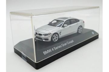 BMW　2Series Coupe　4Series Gran Coupe　グランクーペ　1/43　ミニカー2点セット(2シリーズ、4シリーズ、コレクション、ブラック、グレイシャーシルバー、モデルカー、自動車模型)(R-075471)
