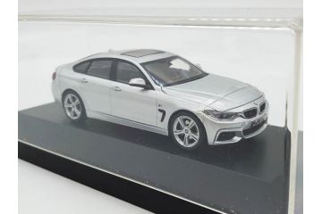 BMW　2Series Coupe　4Series Gran Coupe　グランクーペ　1/43　ミニカー2点セット(2シリーズ、4シリーズ、コレクション、ブラック、グレイシャーシルバー、モデルカー、自動車模型)(R-075471)