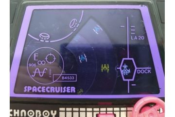 昭和レトロ　当時物　トミー　テクノボーイ　OMS-B(オムスビー)　ポピー　ドラえもん ドラヤキハウス　タカトクトイス　ヒステリック・ママ　ゲーム機など4点セット(箱付き、レッド、赤、TOMY、TECHNOBOY、スペースクルーザー、THE LOVELY HOME ROBOT、ロボット、DORAYAKI HOUSE、Hysteric MaMa)(R-075472)