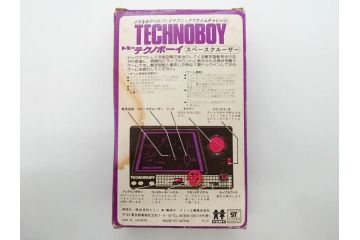 昭和レトロ　当時物　トミー　テクノボーイ　OMS-B(オムスビー)　ポピー　ドラえもん ドラヤキハウス　タカトクトイス　ヒステリック・ママ　ゲーム機など4点セット(箱付き、レッド、赤、TOMY、TECHNOBOY、スペースクルーザー、THE LOVELY HOME ROBOT、ロボット、DORAYAKI HOUSE、Hysteric MaMa)(R-075472)