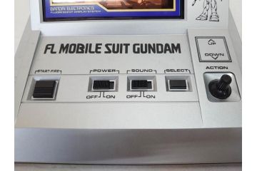 昭和レトロ　当時物　バンダイ　BANDAI　機動戦士ガンダム　フォーメーション　ポータブルゲーム　ゲーム機2点セット(GUNDAM、FORMATION、LSI PASOCOM TYPE PT-6000、PORTABLE GAME、FL MOBILE SUIT、RX-78、モビルスーツ、箱付き)(R-075473)