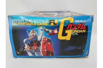 昭和レトロ　当時物　バンダイ　BANDAI　機動戦士ガンダム　フォーメーション　ポータブルゲーム　ゲーム機2点セット(GUNDAM、FORMATION、LSI PASOCOM TYPE PT-6000、PORTABLE GAME、FL MOBILE SUIT、RX-78、モビルスーツ、箱付き)(R-075473)