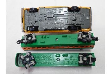当時物　YONEZAWA TOYS　ASAHI TOYS　アサヒ玩具　DIAPET　ダイヤペット　MODEL PET　モデルペット　自動車　ミニカー　まとめて20点セット(おもちゃ、オモチャ、パトカー、はとバス、タクシー、郵便トラック、TOYOTA、トヨタ、NISSAN、日産、HONDA、ISUZU、MITSUBISHI、三菱、NO.2、6、鉄道シリーズ、電車、フォークリフト)(R-075474)