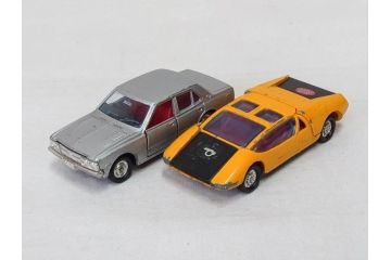 当時物　TOMICA トミカ　DANDY ダンディ　自動車　ミニカー　まとめて19点セット(玩具、おもちゃ、オモチャ、消防車、タンクローリー、Shell、はとバス、キャンピングカー、トラック、清掃事業、NHK、TOYOTA、トヨタ、HINO、ISUZU、MITSUBISHI、三菱)(R-075475)