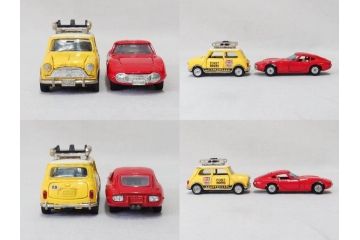 当時物　TOMICA トミカ　DANDY ダンディ　自動車　ミニカー　まとめて19点セット(玩具、おもちゃ、オモチャ、消防車、タンクローリー、Shell、はとバス、キャンピングカー、トラック、清掃事業、NHK、TOYOTA、トヨタ、HINO、ISUZU、MITSUBISHI、三菱)(R-075475)