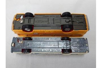 当時物　TOMICA トミカ　DANDY ダンディ　自動車　ミニカー　まとめて19点セット(玩具、おもちゃ、オモチャ、消防車、タンクローリー、Shell、はとバス、キャンピングカー、トラック、清掃事業、NHK、TOYOTA、トヨタ、HINO、ISUZU、MITSUBISHI、三菱)(R-075475)