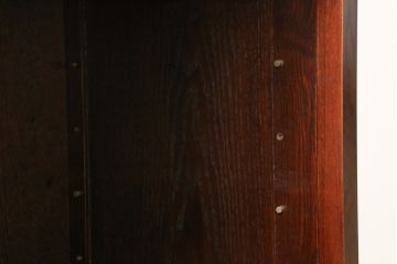 中古　美品　上質な和の空間を演出する水屋箪笥(食器棚、茶箪笥、戸棚、収納棚、キャビネット)(R-075498)