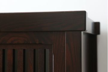 中古　美品　上質な和の空間を演出する水屋箪笥(食器棚、茶箪笥、戸棚、収納棚、キャビネット)(R-075498)