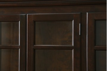 中古　美品　松本民芸家具　クラシカルなダイヤカット型飾り棚　定価推定約135万円　(R-075516)