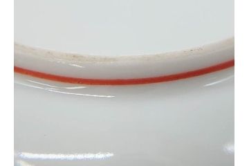 明治期　九谷　金襴手　赤絵　約12cm　3.9寸　華やかな色合いが美しい小皿5枚セット(金彩、和皿、和食器、三寸九分)(R-075523)