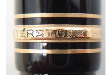 ドイツ　MONTBLANC　モンブラン　マイスターシュテュック　149　14C　585　F　万年筆(MEISTERSTUCK、筆記具、文具、箱付き)(R-075524)
