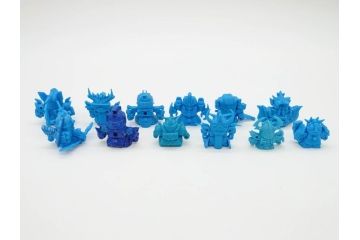 昭和レトロ　当時物　BANDAI　バンダイ　SDガンダム　F・Bコレクション　武器　パーツ　ガン消しなどまとめて129個セット(GUNDAM、消しゴム、ガシャポン、フィギュア、おもちゃ、オモチャ、玩具)(R-075527)