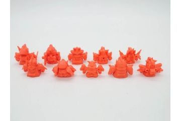 昭和レトロ　当時物　BANDAI　バンダイ　SDガンダム　F・Bコレクション　武器　パーツ　ガン消しなどまとめて129個セット(GUNDAM、消しゴム、ガシャポン、フィギュア、おもちゃ、オモチャ、玩具)(R-075527)