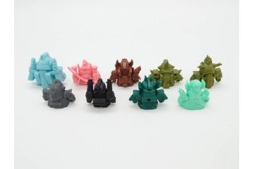 昭和レトロ　当時物　BANDAI　バンダイ　SDガンダム　F・Bコレクション　武器　パーツ　ガン消しなどまとめて129個セット(GUNDAM、消しゴム、ガシャポン、フィギュア、おもちゃ、オモチャ、玩具)(R-075527)