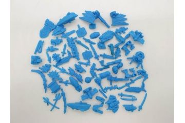 昭和レトロ　当時物　BANDAI　バンダイ　SDガンダム　F・Bコレクション　武器　パーツ　ガン消しなどまとめて129個セット(GUNDAM、消しゴム、ガシャポン、フィギュア、おもちゃ、オモチャ、玩具)(R-075527)
