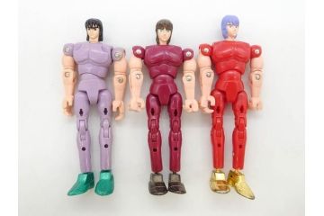 当時物　BANDAI　バンダイ　聖闘士星矢　セイントセイヤ　SAINT SEIYA　聖衣(クロス)　ペガサスクロス　サジタリアスクロス　ライブラクロス　ランドセイントクロス　ドラゴンクロス　アルファローブ　シードラゴンスケイル　スカイセイントクロス　フィギュア　おもちゃなどまとめてセット(日本漫画、玩具、オモチャ、人形)(R-075529)